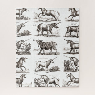 Classic Unicorn Antique Mythical Magical Creature Jigsaw Puzzle