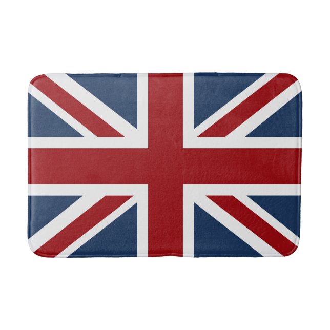 Classic Union Jack Flag Bath Mat (Front)