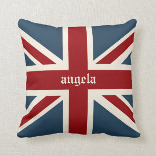 Classic Union Jack Flag Throw Pillow