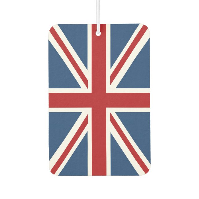 Classic Union Jack UK Flag Air Freshener (Front)