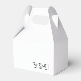 Classic Vacation Rental Favor Box