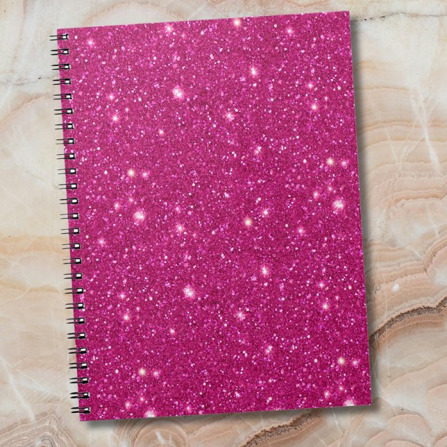 Classic Valentine Trendy Pink Glitter Style Notebook (Creator Uploaded)