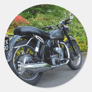 Classic Velocette Venom Classic Round Sticker