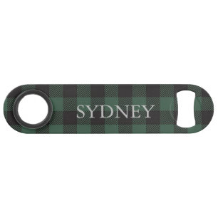 Classic Vert Buffalo noir Tartan Plaid Personnalis