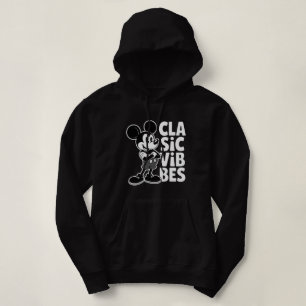 Classic Vibes Graphic Tee, Cute Retro Cartoon Mous Hoodie