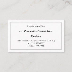 Classic, Vintage, and Traditional Business Card