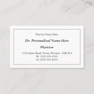 Classic, Vintage, and Traditional Business Card