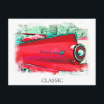 *~* Classic Vintage Antique Artistic Long Car Postcard<br><div class="desc">POST CARD POSTCARD - CLASSIC CARS RETRO - COLORFUL BRIGHT Grunge style Digital Enhanced Paintings - PERSONALIZE TEXT IF DESIRED. - ANTIQUE VINTAGE CLASSIC RETRO Car. The background Frame is WHITE. The word CLASSIC can be edited to your liking or Deleted. Energetically Enhanced Digital Enhanced Photo Paintings of vehicle which...</div>