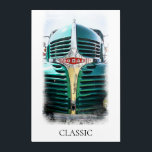 *~* Classic Vintage Antique Painting Old TRUCK Acrylic Print<br><div class="desc">ACRYLIC WALL ART - RETRO CLASSIC CARS - Grunge style Digitally Enhanced Photo Paintings - PERSONALIZE TEXT IF DESIRED. - Antique TRUCK . . The background Frame is WHITE. The word CLASSIC can be edited to your liking or Deleted. Your choice. Energetically Enhanced Digital Paintings of vehicle which is Retro...</div>