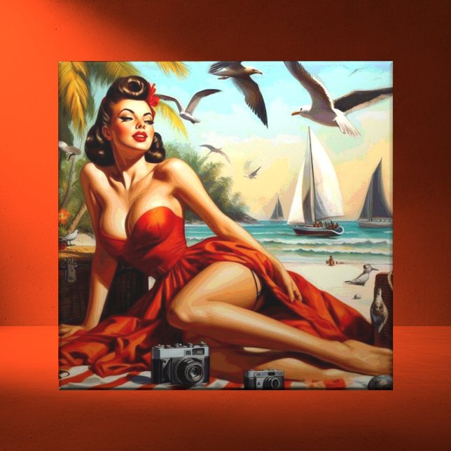Classic Vintage Beauty Pinup Tile (Creator Uploaded)