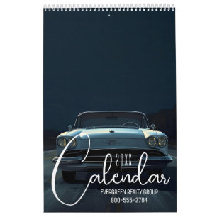 Classic Vintage Cars 2027 Calendar