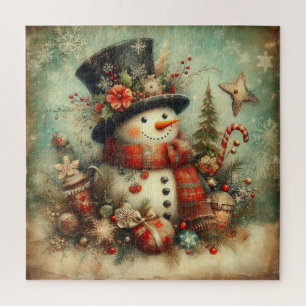 Classic Vintage Christmas Puzzle