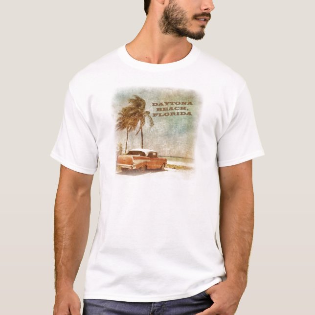 Classic Vintage Daytona Beach Florida T-Shirt (Front)