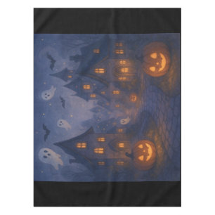 classic, vintage Halloween town design Tablecloth
