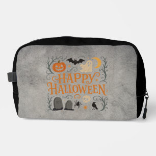Classic, vintage Happy Halloween Dopp Kit