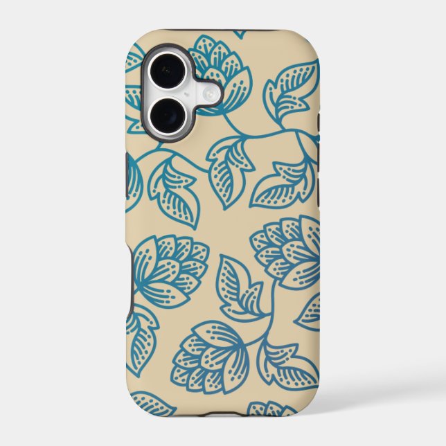 Classic Vintage Hop Leaves Pattern (Back)