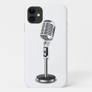Classic Vintage Microphone iPhone 11 Case