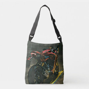 classic vintage motorcycle gift crossbody bag