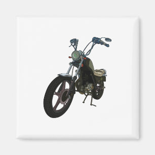 Classic Vintage Motorcycle Magnet