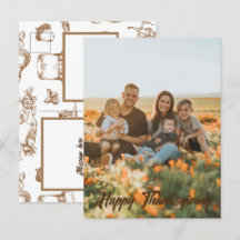 Classic Vintage Photo Thanksgiving Rustic Photo