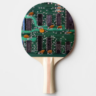 Classic Vintage Printed Circuit Board (PCB) Ping Pong Paddle