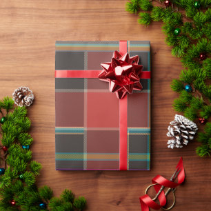 Classic  Vintage Red  Buffalo Plaid Christmas  Wrapping Paper
