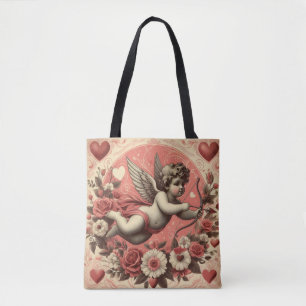 Classic/Vintage/Retro Cupid Valentine's day Tote Bag