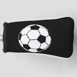 Classic Vintage Soccer Ball Distressed Sports Illu Golf Head Cover