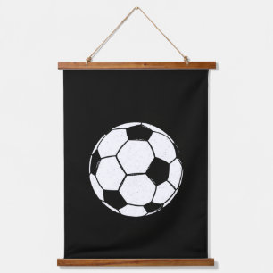 Classic Vintage Soccer Ball Distressed Sports Illu Hanging Tapestry