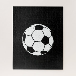 Classic Vintage Soccer Ball Distressed Sports Illu Jigsaw Puzzle
