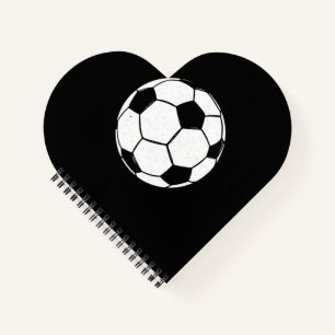 Classic Vintage Soccer Ball Distressed Sports Illu Notebook