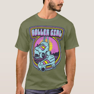 Classic Vintage Style  Funny Retro 70s Roller T-Shirt