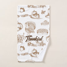 Classic Vintage Thanksgiving Minimalist Rustic