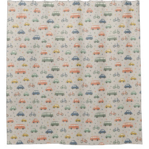 Classic Vintage Vehicles Pattern with Cars