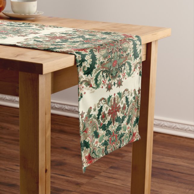 Classic Vintage/Victorian Christmas Table Runner (In Situ)