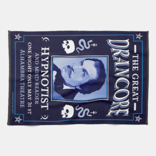 Classic vintage victorian Hypnotist Kitchen Towel