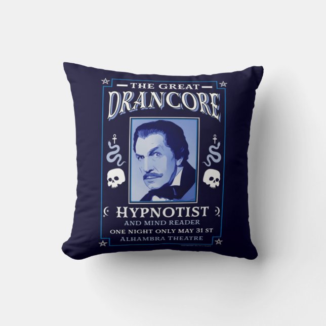 Classic vintage victorian Hypnotist     Throw Pillow (Front)