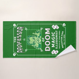 Classic vintage victorian Magic Show Bath Towel