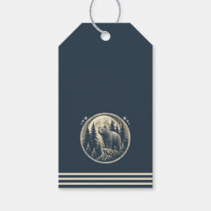 Classic/vintage wilderness bear gift tags