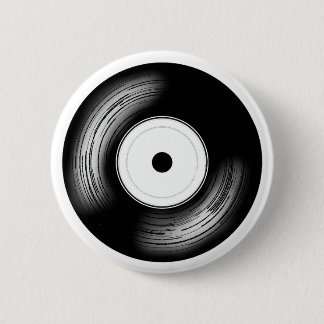 Classic Vinyl Disc 2 Inch Round Button