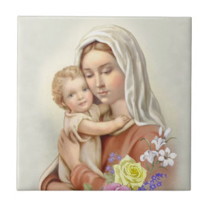 Classic Virgin Mary Tile