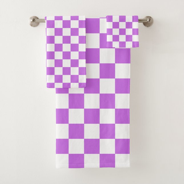 Classic visual magenta checkerboard  (En situation)