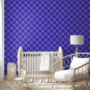 Classic visual magenta checkerboard wallpaper