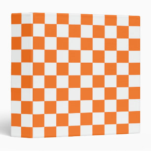 Classic visual salmon chequerboard binder