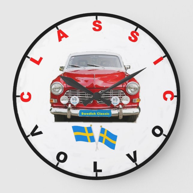 Classic Volvo Wall Clock (Front)