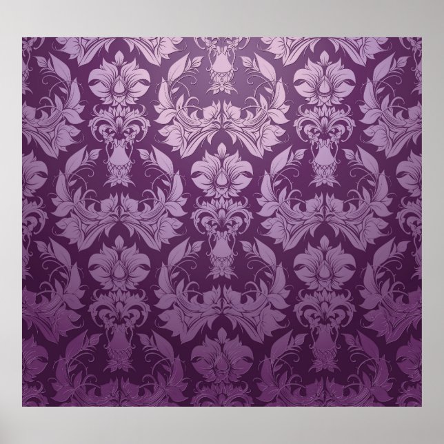 Classic Wallpaper: Seamless Vintage Design Poster (Front)
