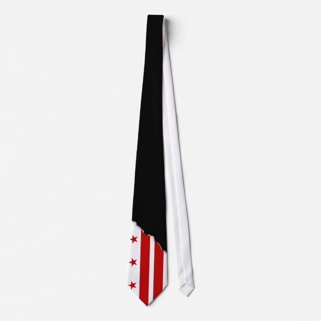 Classic Washington D.C. Flag Tie (Front)