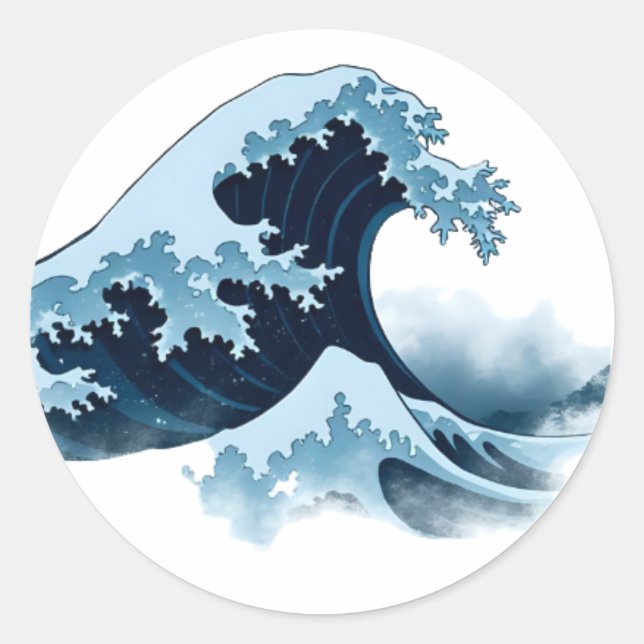 Classic Wave sticker (Front)