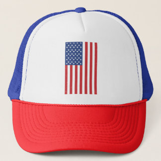 Classic Waving American Flag Design Trucker Hat