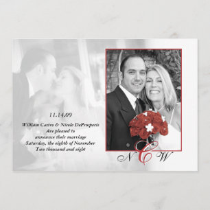 Classic Wedding Announcement